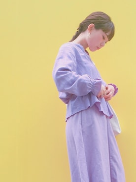 佳帆里さん（レディース・150cm）の春コーディネート