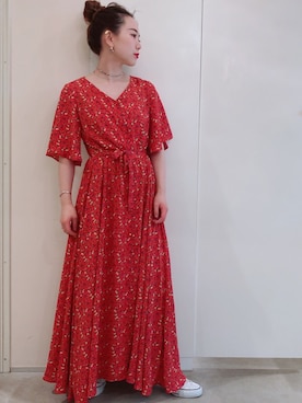 佳帆里さん（レディース・150cm）の春コーディネート