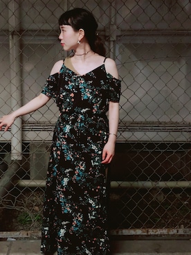 佳帆里さん(レディース・150cm)の春コーディネート