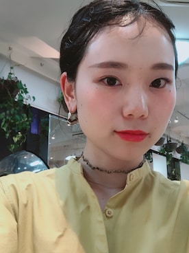 「アイテム（シャツワンピース）」を使った、佳帆里さん（レディース・150cm・20代）の夏コーディネート