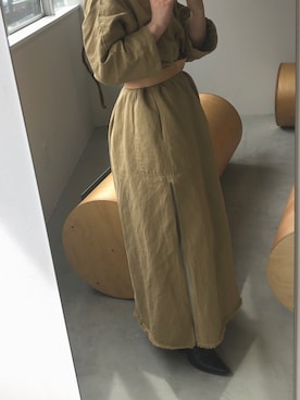 「Lepidos（レピドス）のアイテム（シューズ）」を使った、佳帆里さん（レディース・150cm）の春コーディネート