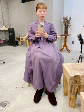 Steven Alan ／ TAILORED COLLAR DRESS