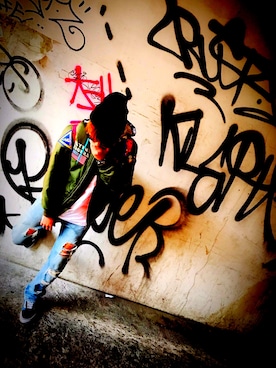 KO-GA a.k.a 00Kさん（メンズ・172cm）の春コーディネート