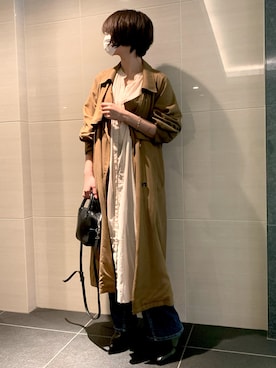 トレンチワンピース の人気ファッションコーディネート Wear