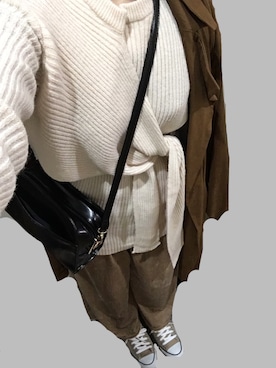 まあぽぽさん（レディース・157cm）の冬コーディネート