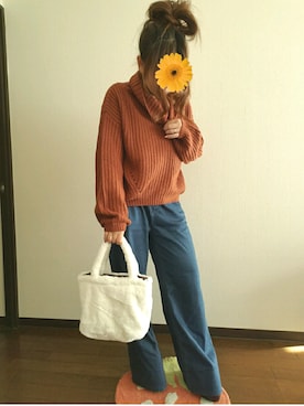 かなっぺ♡プチプラさん（レディース・150cm）の冬コーディネート