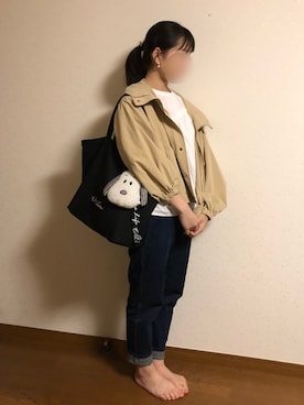 まめさん（レディース・156cm）の春コーディネート