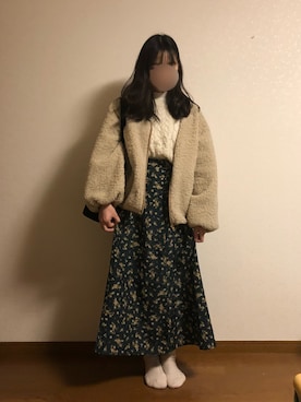 まめさん(レディース・156cm)の冬コーディネート