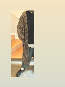 「MACKDADDY（マックダディー）のアイテム」を使った、seさん（レディース・166cm）の冬コーディネート