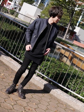 「JOHN LAWRENCE SULLIVAN（ジョンローレンスサリバン）のアイテム（その他）」を使った、(´◉◞౪◟◉) さん（メンズ・173cm）の秋コーディネート