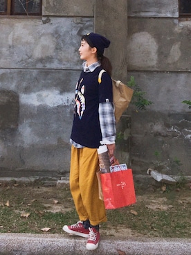 大蕾さんのコーディネート