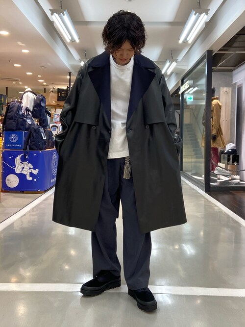 United Tokyo Mens Ikebukurotakumi Okamotoさんのトレンチコートを使ったコーディネート Zozotown