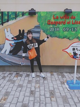 「NUMERALS（ヌメラルズ）のアイテム（スウェット）」を使った、miomioさん（レディース・158cm）の冬コーディネート