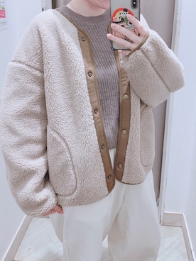「アイテム（ブルゾン）」を使った、miomioさん（レディース・158cm・30代）の秋コーディネート