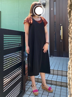 ひまわり꒡̈⃝さん（レディース・161cm）の夏コーディネート