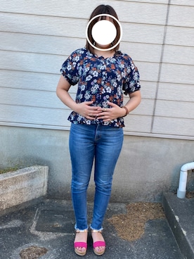 ひまわり꒡̈⃝さん（レディース・161cm）の夏コーディネート