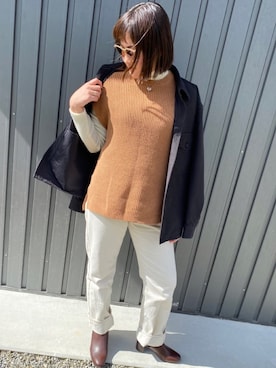 ブーツを使った ストレートデニム のレディース人気ファッションコーディネート Wear