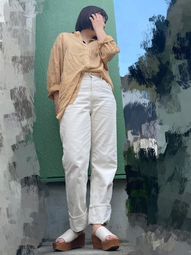 ひまわり꒡̈⃝さん（レディース・162cm）の夏コーディネート