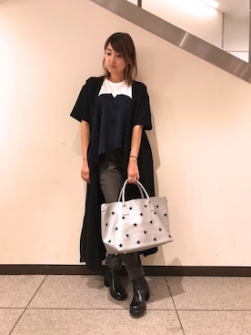 「bajra（バジュラ）のアイテム」を使った、mnmさん（レディース・157cm）の夏コーディネート