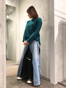 mnmさん（レディース・157cm）の冬コーディネート