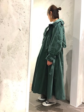 「B2nd」｜「アイテム（その他アウター）」を使った、mnmさん（レディース・157cm）の春コーディネート