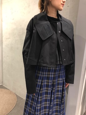 「REKISAMI（レキサミ）のアイテム」を使った、mnmさん（レディース・157cm）の春コーディネート