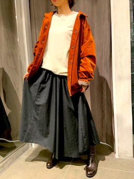 mnmさん（レディース・157cm）の秋コーディネート