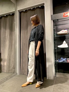 「B'2nd（ビーセカンド）のアイテム（トップス）」を使った、mnmさん（レディース・157cm）の夏コーディネート