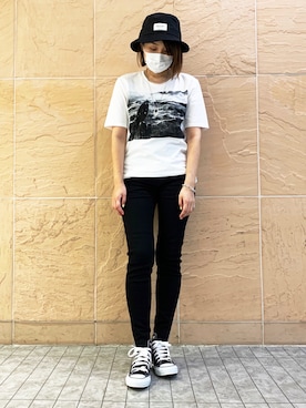 「surt（サート）のアイテム」を使った、mnmさん（レディース・157cm）の夏コーディネート