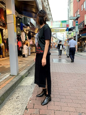 「maxsix（マックスシックス）のアイテム」を使った、mnmさん（レディース・157cm）の秋コーディネート