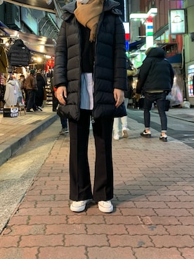 「TATRAS」｜「アイテム（ジャケット/アウター）」を使った、mnmさん（レディース・157cm）の冬コーディネート