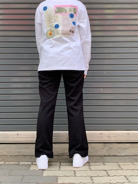 「B'2nd（ビーセカンド）のアイテム（トップス）」を使った、mnmさん（レディース・157cm）の冬コーディネート