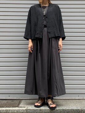 「B'2nd（ビーセカンド）のアイテム（ワンピース/ドレス）」を使った、mnmさん（レディース・157cm）の夏コーディネート