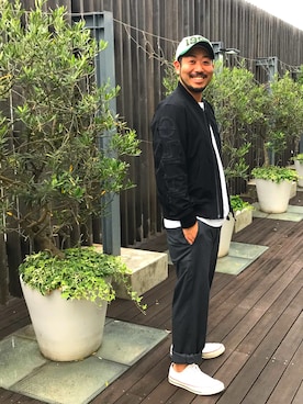 「road」｜Yoshi Yamaさん（メンズ・174cm）の夏コーディネート