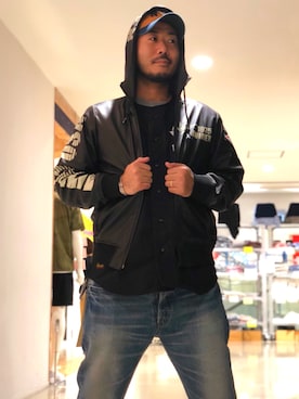 「ベースボールシャツ」｜「アイテム（ジャケット/アウター）」を使った、Yoshi Yamaさん（メンズ・174cm）の夏コーディネート