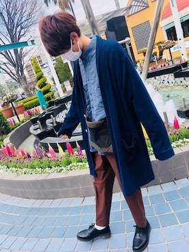 「RAGEBLUE（レイジブルー）のアイテム（ナイロンジャケット）」を使った、kimukiti2525さん（メンズ・180cm）の春コーディネート