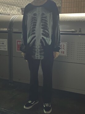 「IKUMI（イクミ）のアイテム」を使った、あさん（メンズ・173cm）の秋コーディネート