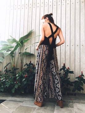 佐々木彩乃さん（レディース・161cm）の夏コーディネート