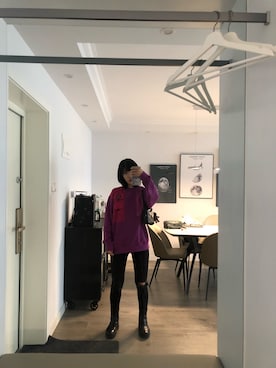 「iT（イット）のアイテム（トップス）」を使った、littlemiyaさん（レディース・160cm）の秋コーディネート