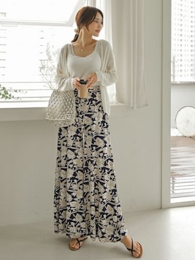 「アイテム（その他トップス）」を使った、EVERY NANAさん（レディース・164cm）の夏コーディネート