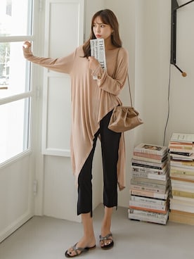 「韓国好きな人と繋がりたい」｜EVERY NANAさん（レディース・164cm）の夏コーディネート