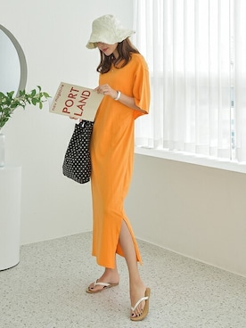 「EVERY NANA（エブリナナ）のアイテム」を使った、EVERY NANAさん（レディース・164cm）の夏コーディネート