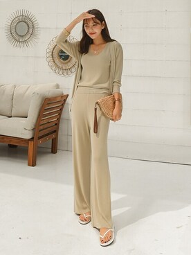 「韓国好きな人と繋がりたい」｜EVERY NANAさん（レディース・164cm）の夏コーディネート