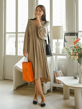 「EVERY NANA（エブリナナ）のアイテム」を使った、EVERY NANAさん（レディース・164cm）の夏コーディネート