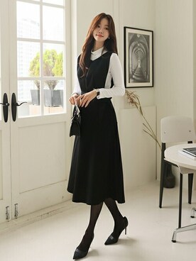 「韓国好きな人と繋がりたい」｜EVERY NANAさん（レディース・164cm）の秋コーディネート