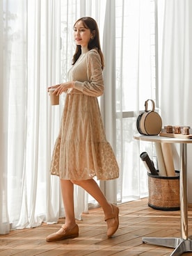 「EVERY NANA（エブリナナ）のアイテム」を使った、EVERY NANAさん（レディース・164cm）の秋コーディネート