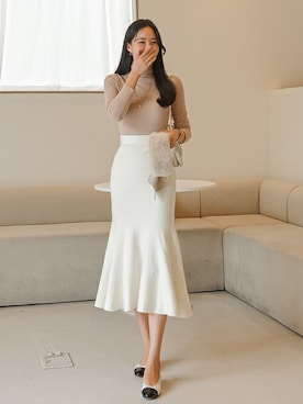 「EVERY NANA（エブリナナ）のアイテム」を使った、EVERY NANAさん（レディース・164cm）の秋コーディネート