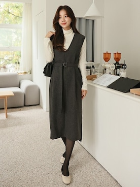 「韓国スタイル」｜EVERY NANAさん（レディース・164cm）の秋コーディネート