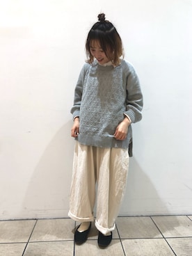 イ シ カ ワ ☁️さん（レディース・145cm）の冬コーディネート