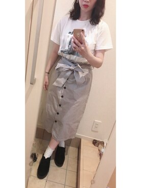 yukinoさん(レディース・150cm)の夏コーディネート